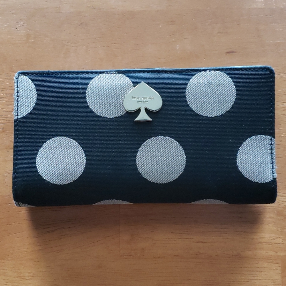 Kate Spade Polka Dot Bifold Wallet